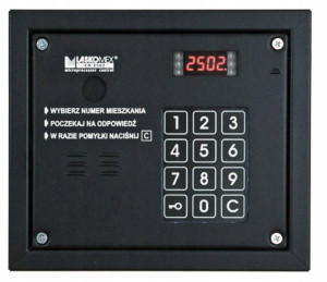 Panel domofonowy z RFID CP2503R Laskomex Czarny