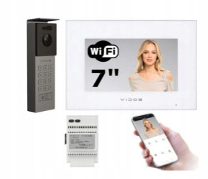 Wideodomofon WIFI Vidos X M10W-X + S12D FullHD NOC