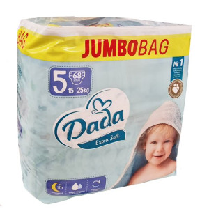 Pieluszki Dada Extra Soft 5 Jumbobag 68szt