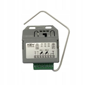 Key 900rxme - Dwukanałowy Radioodbiornik 433 Mhz
