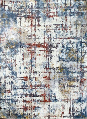 Dywan Nowoczesny Kremowy Wielokolorowy 120x180