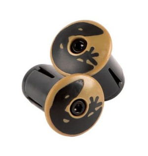 Korki do kierownicy LIZARDSKINS Road Bar End Plugs - Vegas Gold para (NEW 2