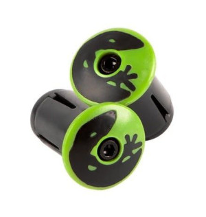 Korki do kierownicy LIZARDSKINS Road Bar End Plugs - Hyper Green para (NEW