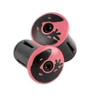 Korki do kierownicy LIZARDSKINS Road Bar End Plugs - Neon Pink para (NEW 20
