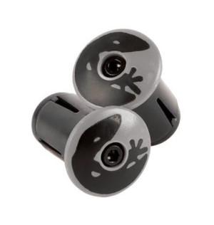 Korki do kierownicy LIZARDSKINS Road Bar End Plugs - Cool Gray para (NEW 20