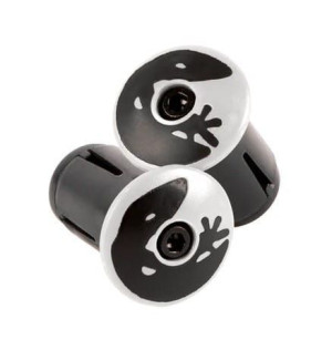 Korki do kierownicy LIZARDSKINS Road Bar End Plugs - Diamond White para (NE