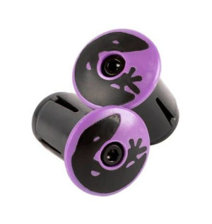 Korki do kierownicy LIZARDSKINS Road Bar End Plugs - Violet Purple para (NE