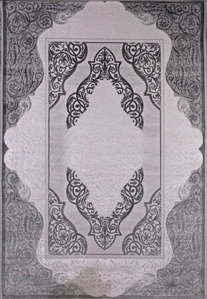 Trwały Dywan Nowoczesny Szary 160x200