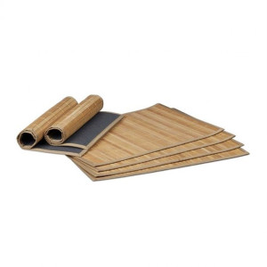 Podkładki na stół 6 szt bambus/rattan/wiklina