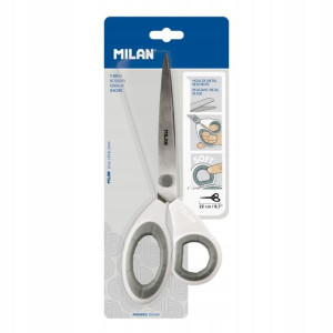 Milan Nożyczki biurowe 22 cm białe