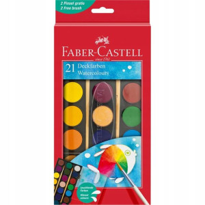 Farby szkolne 21 KOL.30MM FABER-CASTELL