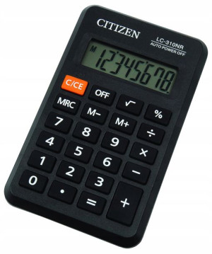 Kalkulator Kieszonkowy Citizen Lc310nr, 8-Cyfrowy,