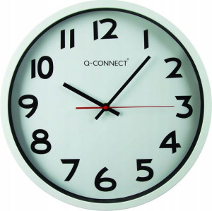 Zegar Ścienny Q-Connect Warsaw, 34cm, Biały