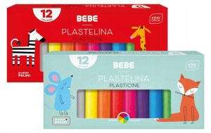 Interdruk Plastelina 12 kol. BB KIDS[6x60