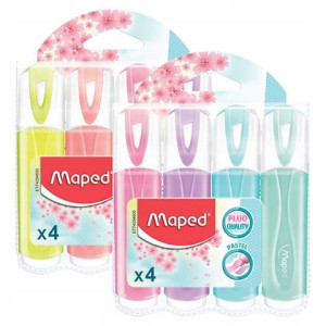 Zakreślacz Fluo Peps Pastel 4kol 742546 Maped
