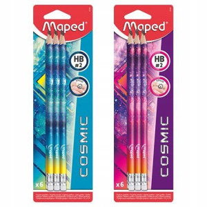 Maped Ołówek z gumką Cosmic HB blister
