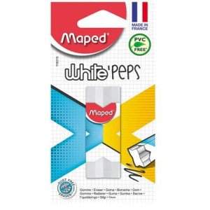 Gumka White Peps Blister Maped 118310