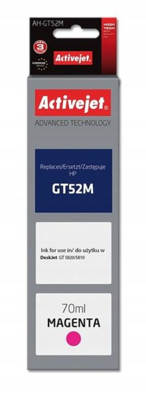 Tusz Activejet AH-GT52M do HP GT52M M0H55AE; Supre