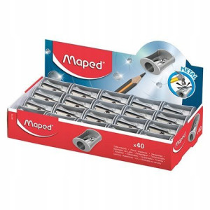 Maped Temperówka Satellite metalowa srebrna