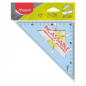 Maped Ekierka Study niełamliwa 2cm 5°niebieska