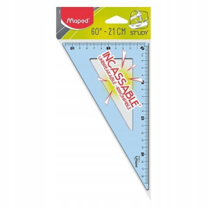 Maped Ekierka Study niełamliwa 2cm 0° niebieska