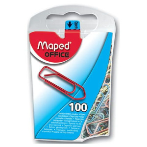 Spinacz Kolorowy 100 Szt Maped