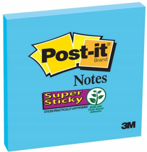 Karteczki Samoprzylepne Post-it Super Sticky Błękt