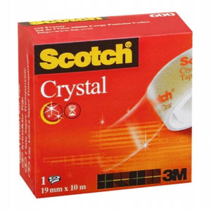 Taśma Biurowa Scotch Crystal Clear (600), Transpar