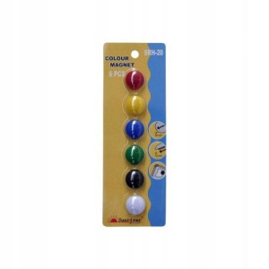 Magnesy 20 Mm Argo 6szt Mix