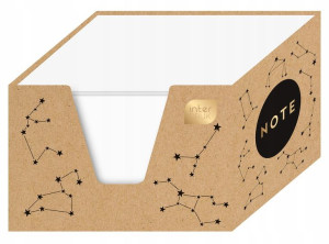Interdruk Kostka papierowa 9X9X5CM BIAŁA KRAFT