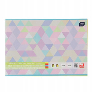 Interdruk Papier KOLOROWY SAMOPRZYLEPNY B5 20 170G