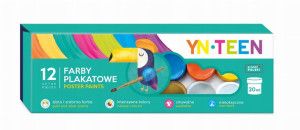 Interdruk Farby plakatowe 12x20ml.