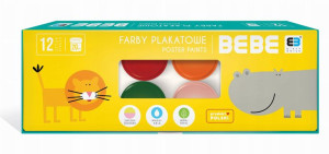 Interdruk Farby plakatowe 12kol. BB KIDS