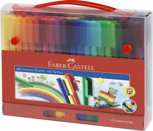 Flamastry Connector 60 Szt. W Walizcefaber-Castell