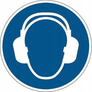 Durable Znacznik Podłogowy Symbol Ochrona Słuchu