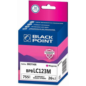 Tusz Black Point BPBLC123M do Brother Lc-123m