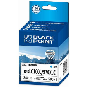 Tusz Black Point BPBLC1000/970XLC do Brother