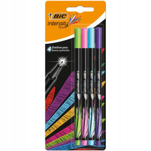 Cienkopisy Intensity Fine Fun Blister 4szt Bic