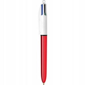 Długopis 4 Colours Shine Red Niebieski Bic