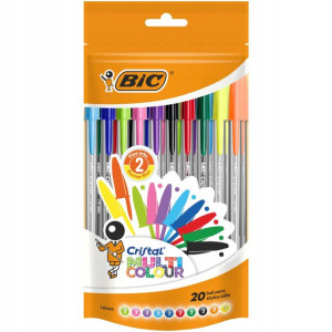 Cristal Multi Color Mix 20szt Bic