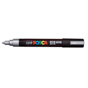 Marker Permanentny Pc5m Uni Posca Srebrny Farba Pl
