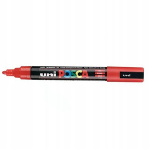 Marker Permanentny Pc5m Uni Posca Czerwona Farba P