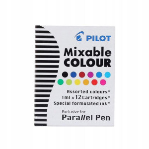Naboje Pilot Parallel Pen Mix Kolorów 12 Sztuk