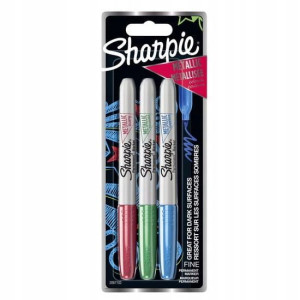 Sharpie Sharpie Matallic Różowy Zielony Niebieski