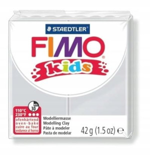 Fimo Masa Kids Jasnoszary 42g Kostka Staedtler