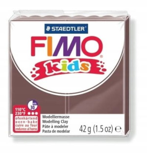 Fimo Masa Kids Brązowy 42g Kostka Staedtler
