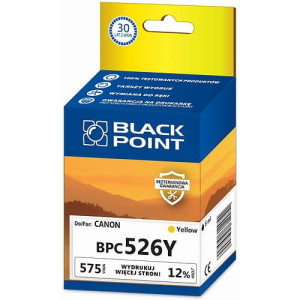 Tusz Black Point BPC526Y Zastępuje Canon CLI-526y