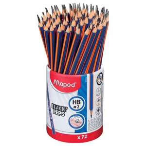 Ołówek Blackpeps Blue Hb Kubek 72Szt 850859 Maped