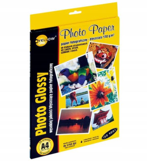 Yellow One Papier foto błyszczący A4 130g 20ark