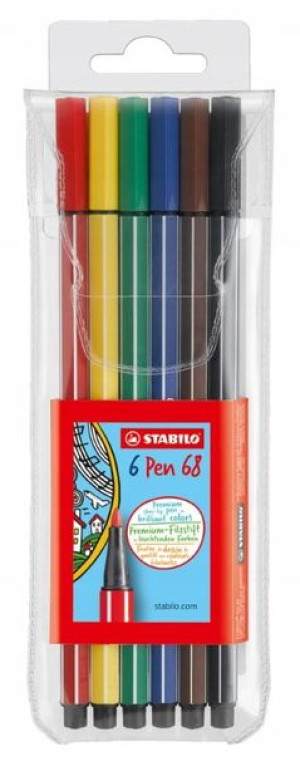 STABILO Pen 68 etui 6 szt.
